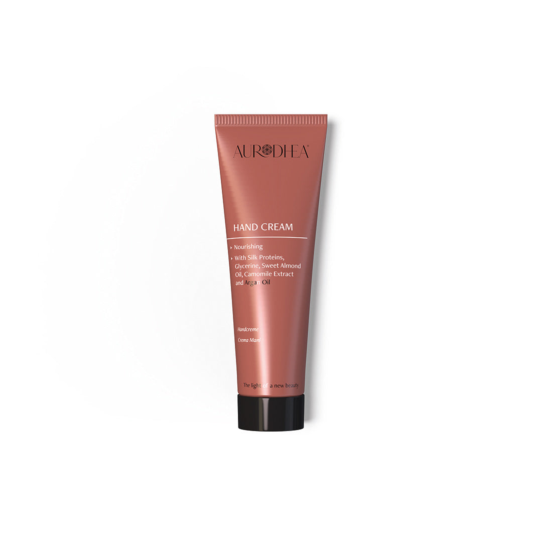 Crema mani biologica a base di Olio di Argan, Proteine della Seta e Glicerina - 75 ml