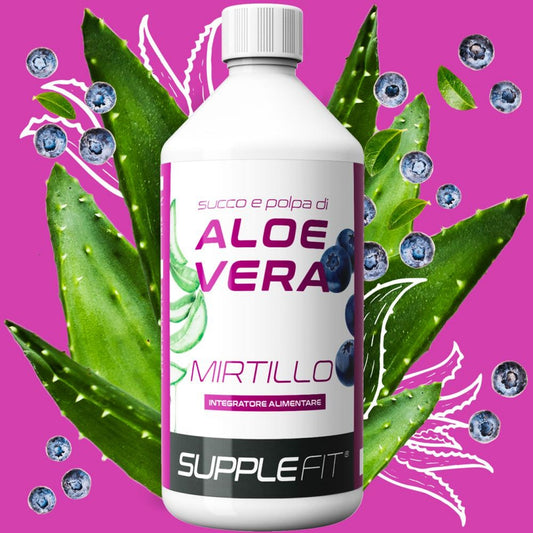 SUCCO E POLPA DI ALOE VERA CON SUCCO DI MIRTILLO 1 LITRO