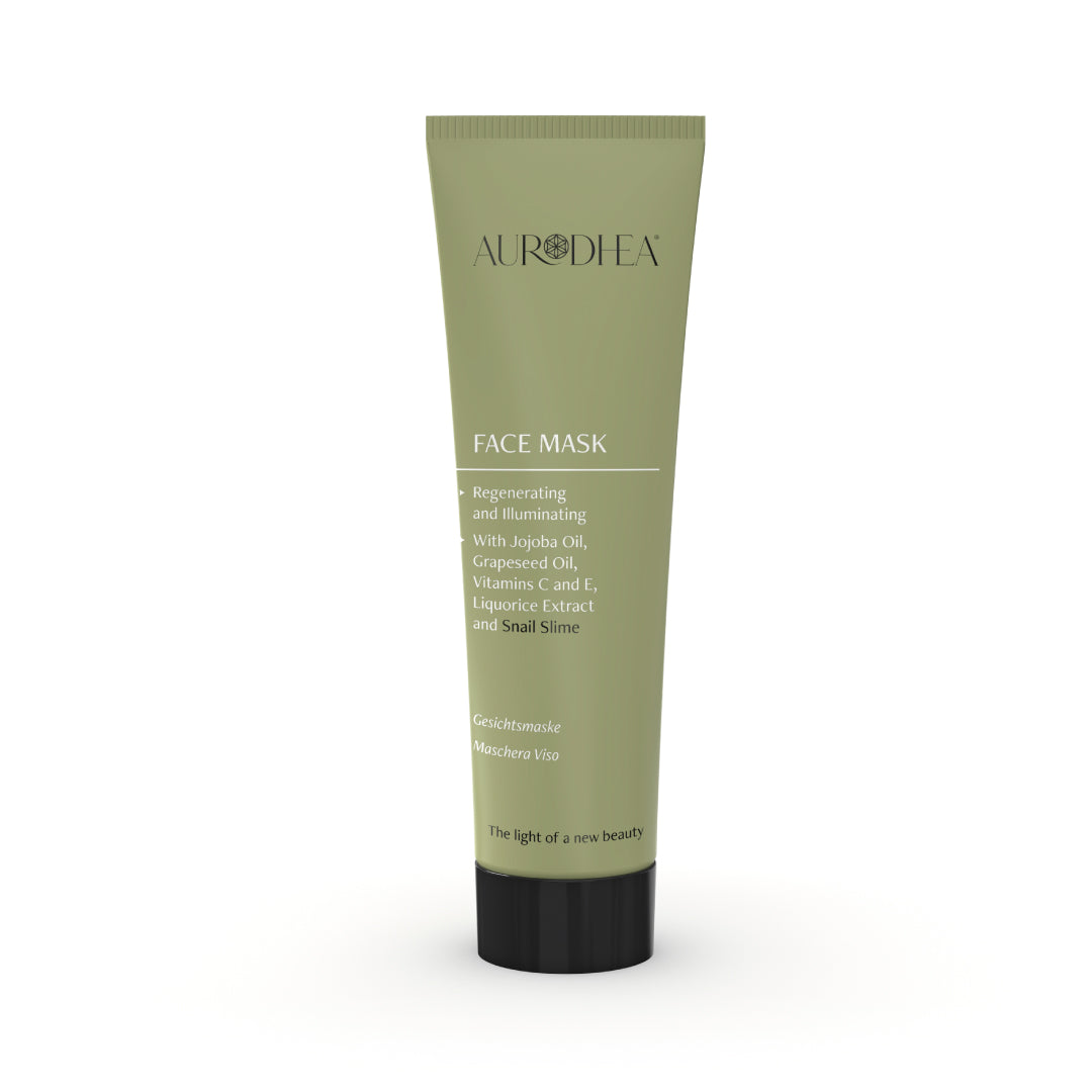 Maschera viso illuminante e schiarente alla bava di lumaca e vitamina C - 50 ml
