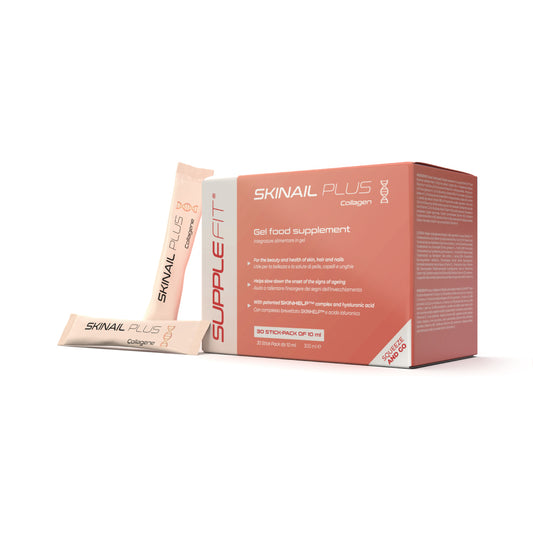 SKINAIL PLUS - Integratore alimentare in gel per pelle, capelli e unghie - 300 ml
