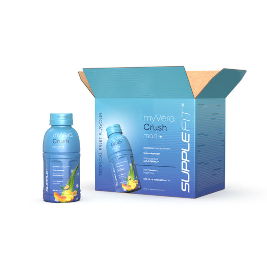 MYVERA CRUSH Uomo+ | Integratore alimentare in flacone monodose da 285 ml (6 flaconi) - 1710 ml